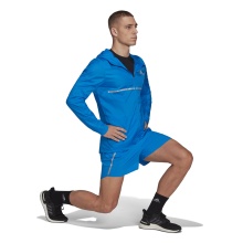 adidas Lauf-Trainingsjacke Own The Run Colorblock (regulär, AEROREADY Technologie) blau Herren